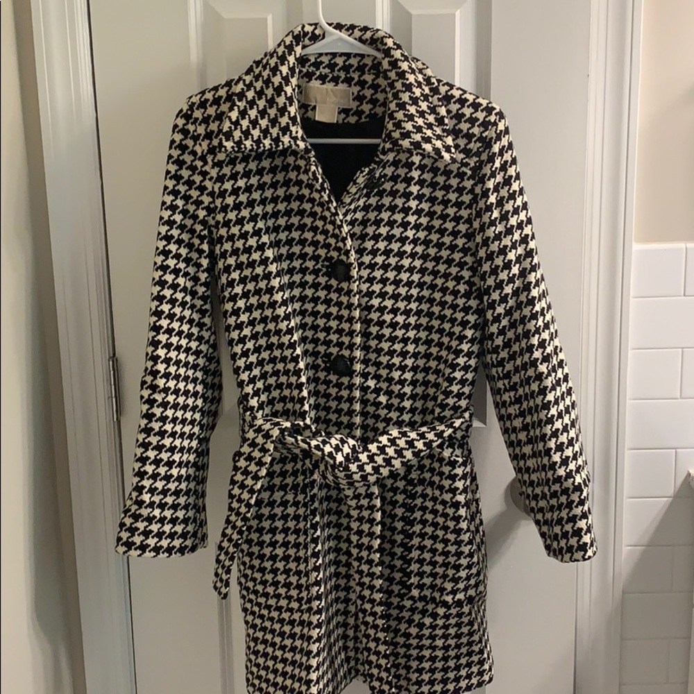 MIchael Kors Houndstooth coat
